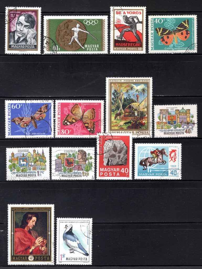 HONGARIJE Lot 1969 gestempeld, Verzenden, Gestempeld