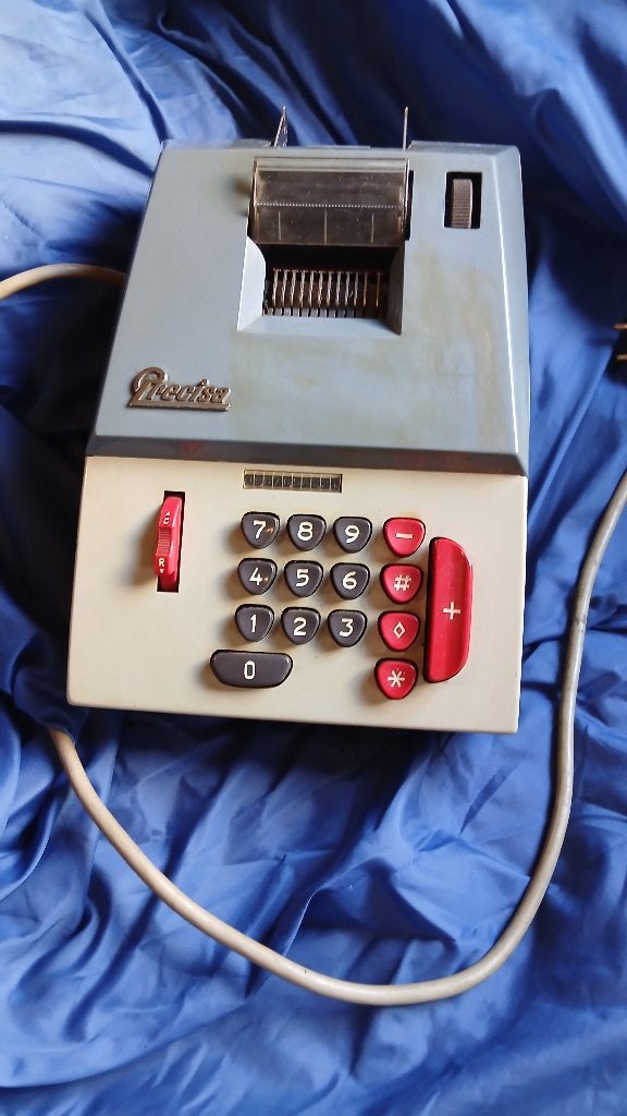 Precisa-rekenmachine, Ophalen, Gebruikt