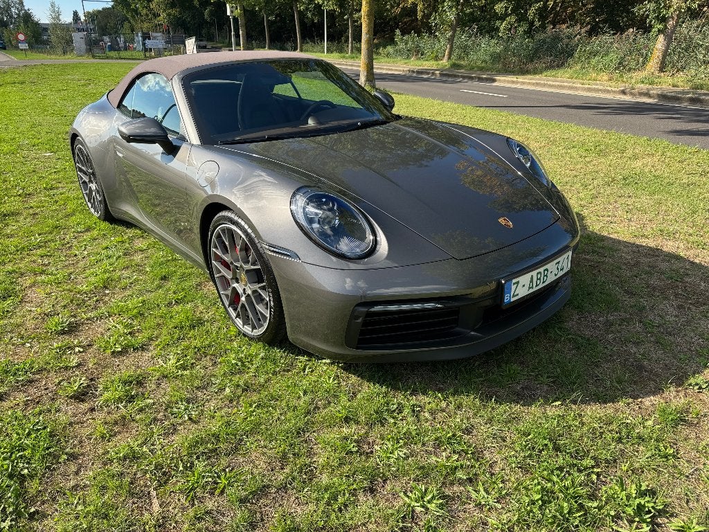 PORSCHE 992 4S CABRIOLET 6/2020 TOPSTAAT, Auto's, Automaat, Euro 6, Cabriolet, 1650 kg