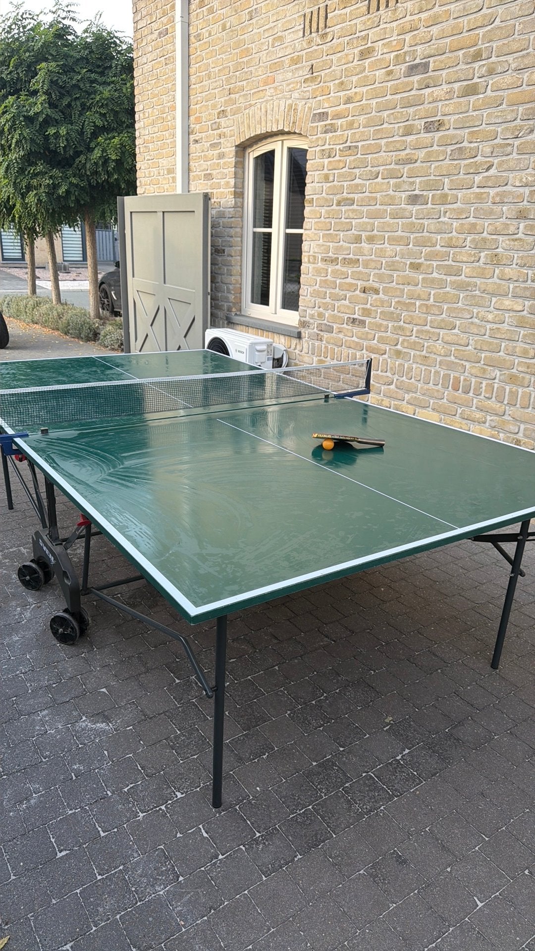 Tafel tennis tafel, Ophalen, Gebruikt, Tafel Outdoor, Inklapbaar