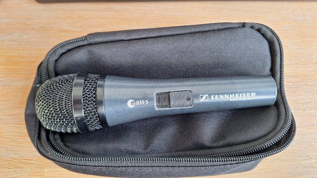 Microphone vocal Sennheiser E835-S, Musique & Instruments, Enlèvement, Utilisé, Micro chant