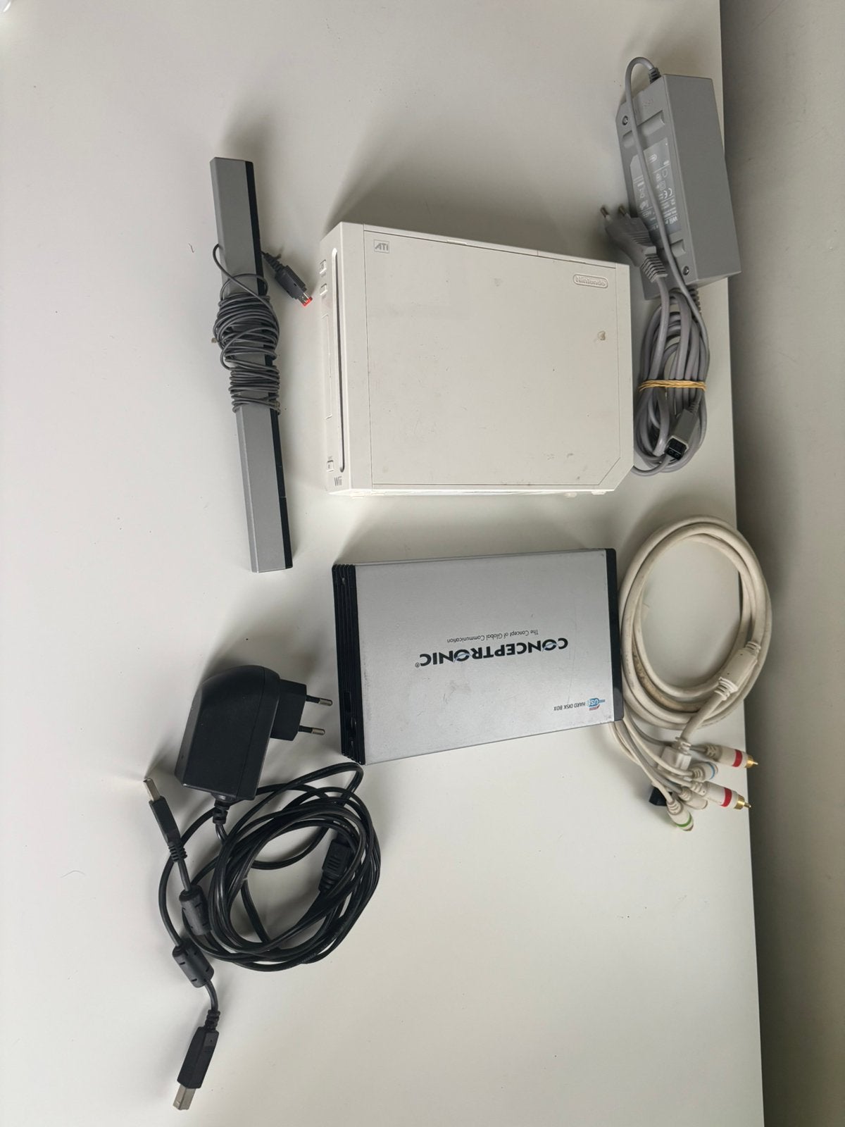 Wii + toebehoren, Games en Spelcomputers, Spelcomputers | Nintendo Wii, Ophalen, Gebruikt