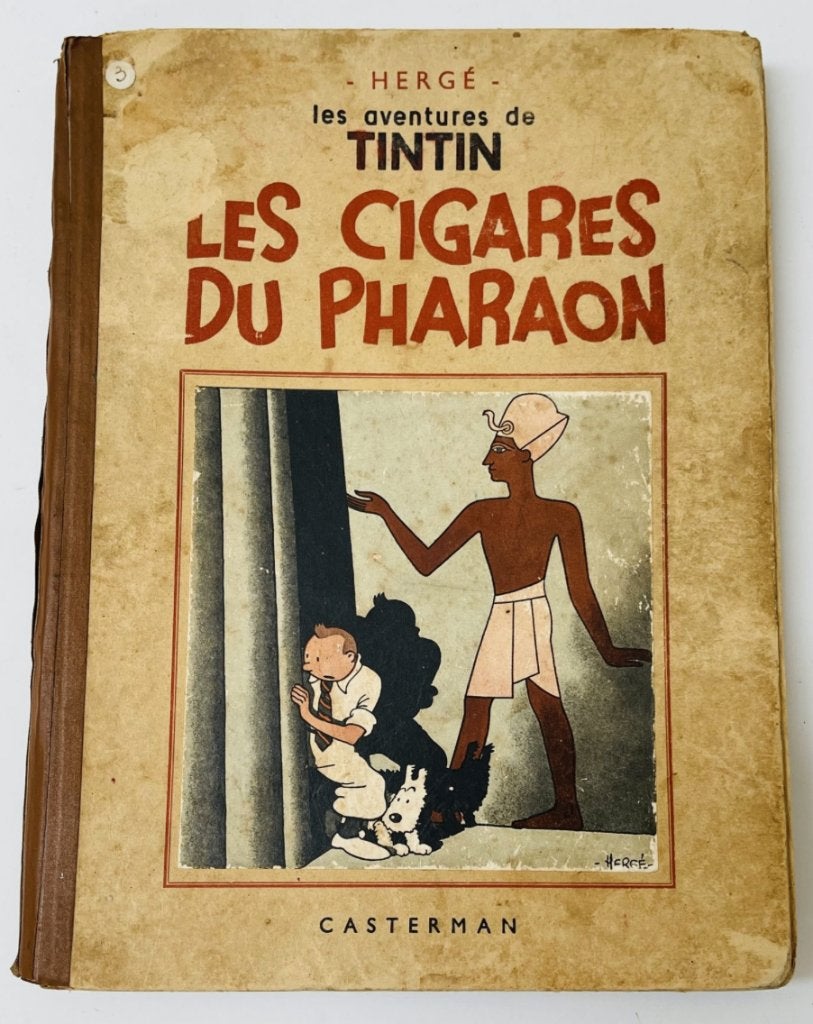 Origineel stripboek Kuifje Les Cigares du Pharaon Casterman, Boeken, Gelezen, Eén stripboek, Ophalen of Verzenden, Hergé