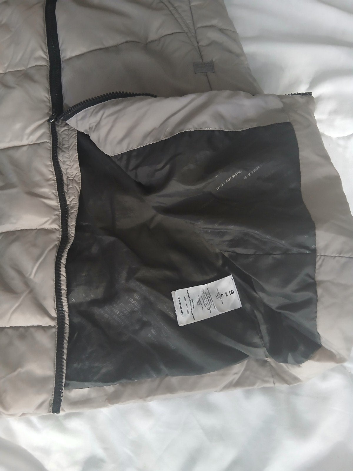 G-STAR RAW jas winkelprijs 315 hier 65, Beige, Ophalen, Maat 38/40 (M), G-STAR RAW