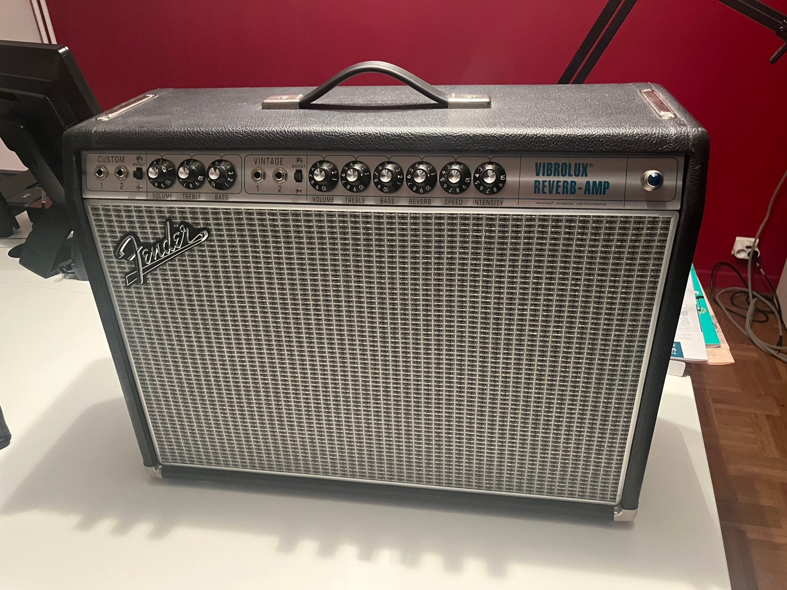 68 custom Vibrolux reverb, Musique & Instruments, Enlèvement, Utilisé, Guitare, Moins de 50 watts