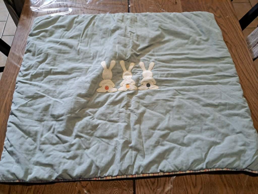Couverture 3 lapins, Enlèvement, Utilisé, Moins de 140 cm, Moins de 70 cm