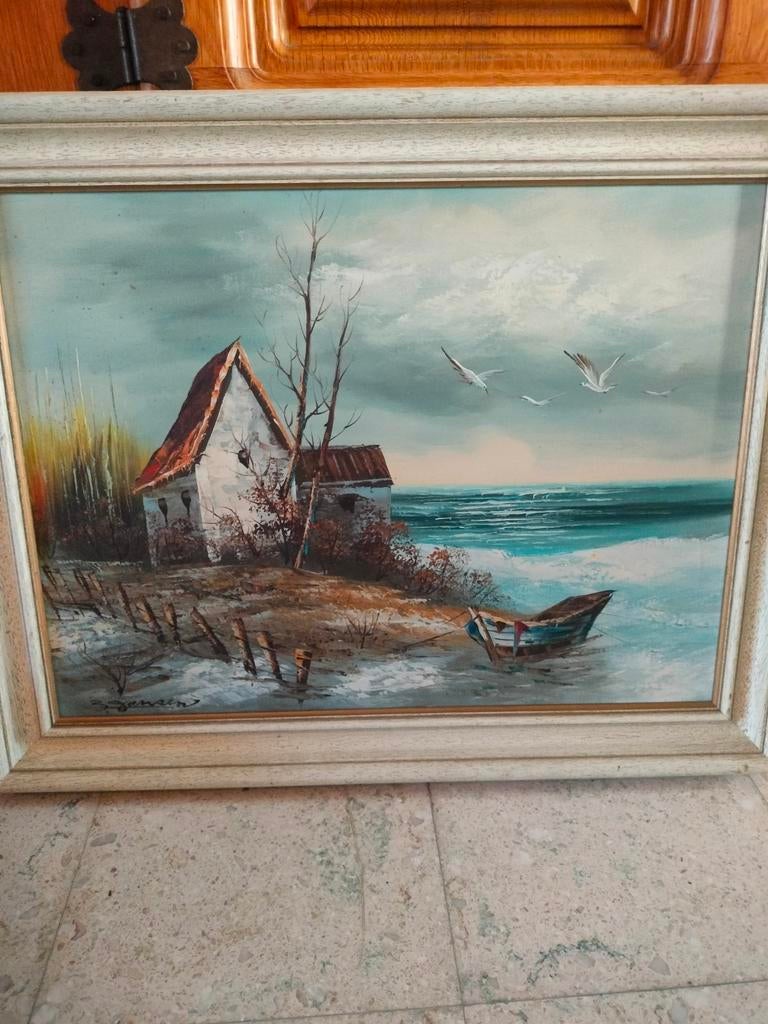 mooie schilderij van b gansen met cirficaat, Enlèvement ou Envoi