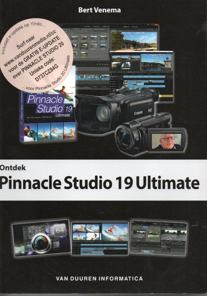 Boek Pinnacle Studio 19 Ultimate, Ophalen, Software, Nieuw, Bert Venema