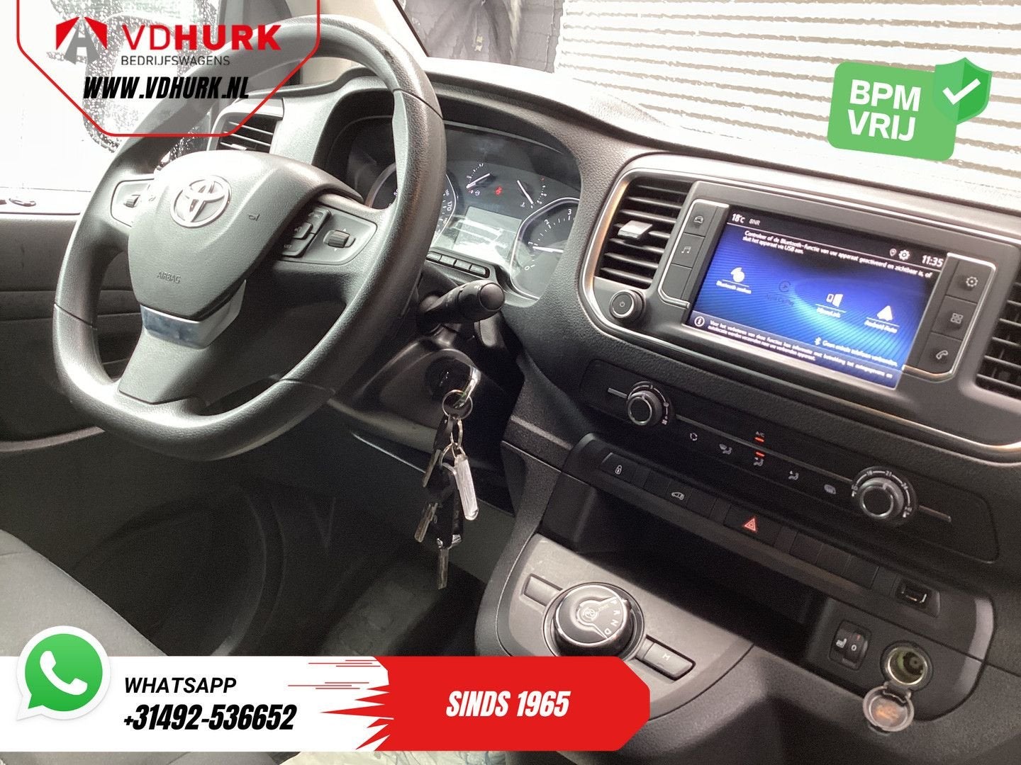 Toyota PROACE Worker 2.0 145 pk Aut. L2 Adapt.Cruise/ Standk, Automaat, Wit, Bedrijf, Diesel
