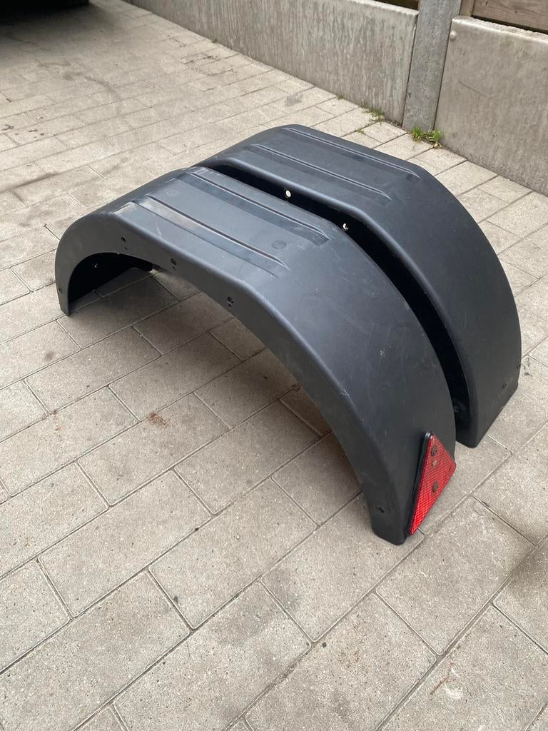 Spatborden aanhangwagen, Ophalen, Voor