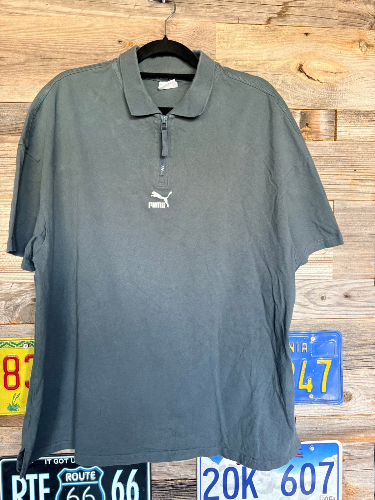 Puma Wardrobe Essentials Boxy Quarter Zip Polo Shirt Size L, Vêtements | Hommes, Polos, Enlèvement ou Envoi, Comme neuf