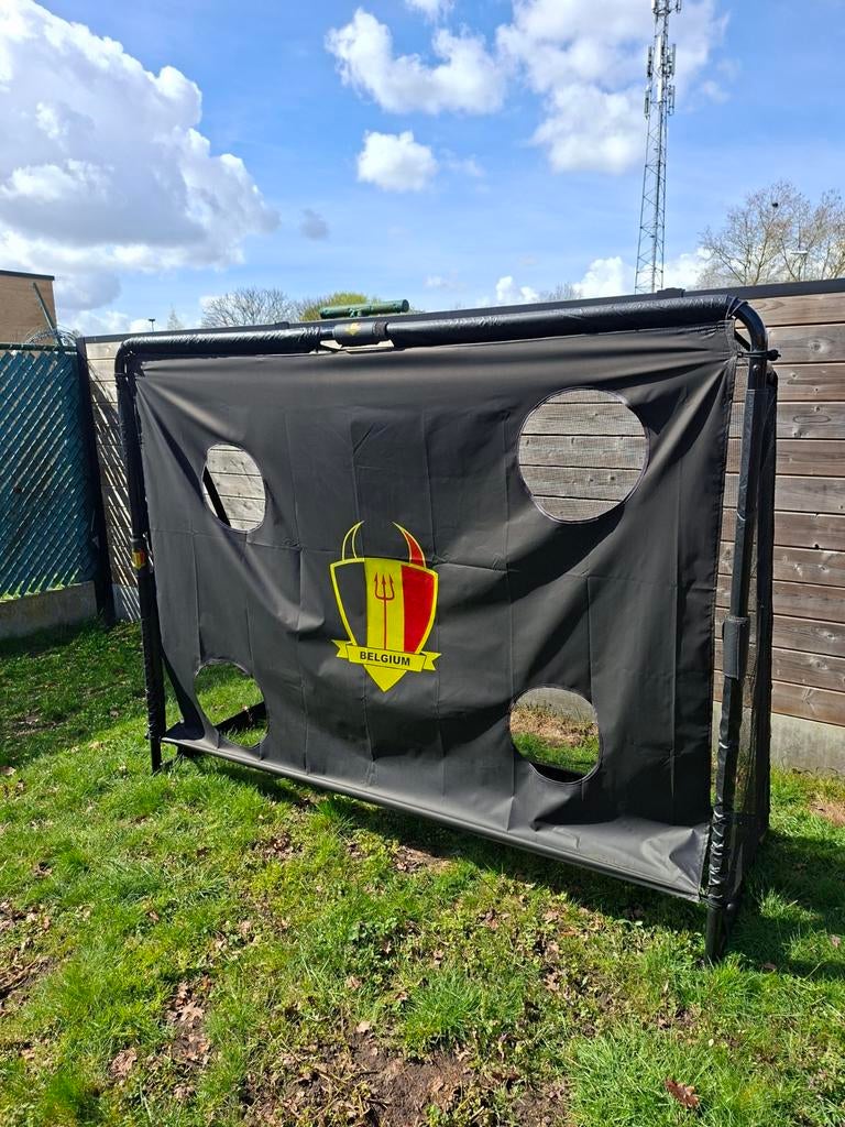 Voetbaldoel met trainingsnet, Enlèvement
