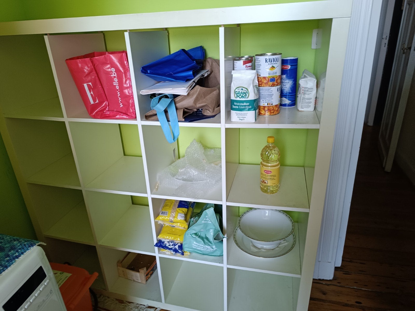 Ikea kallax 16 cases, Enlèvement
