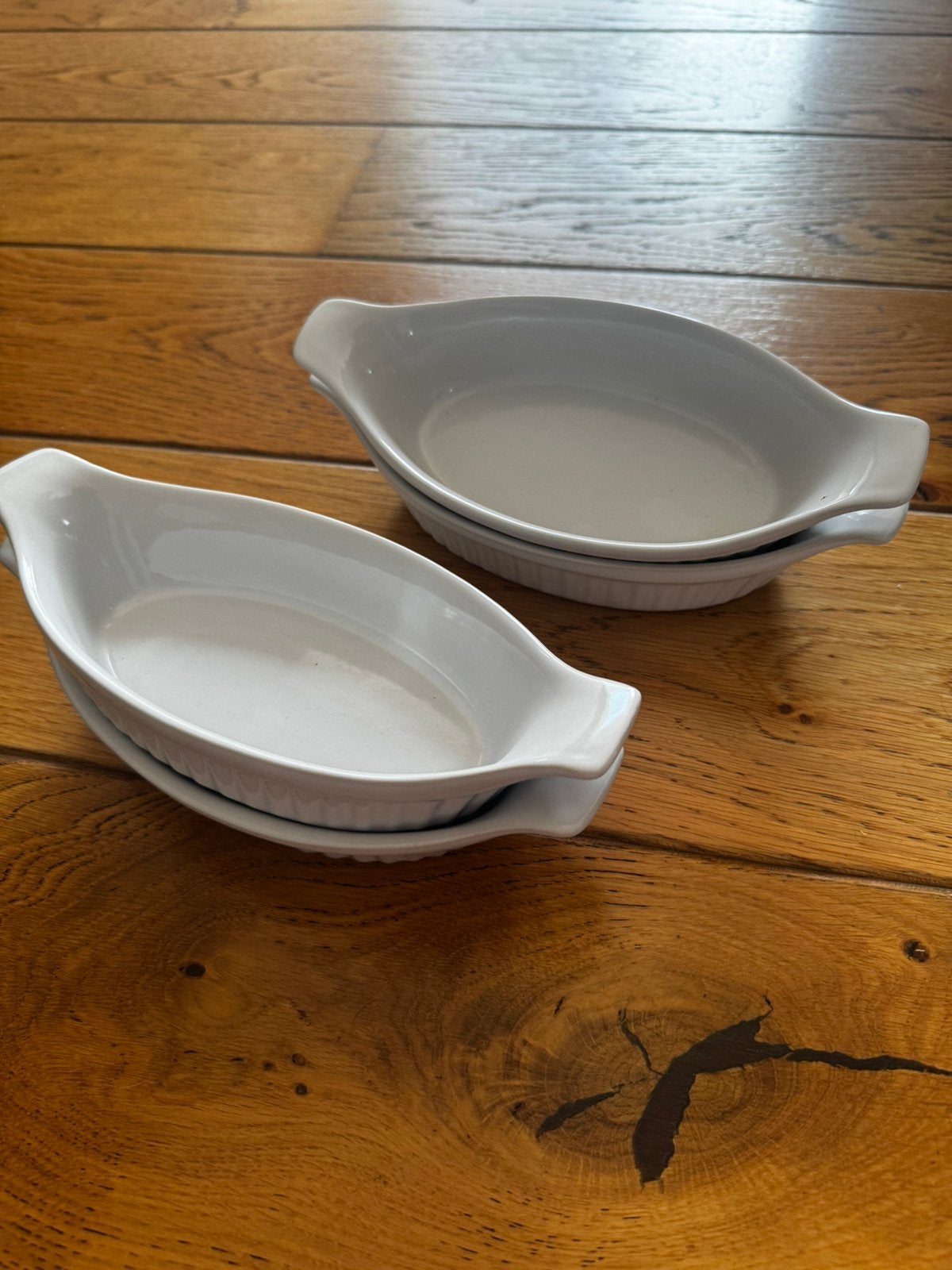 4 oven schalen, Ophalen