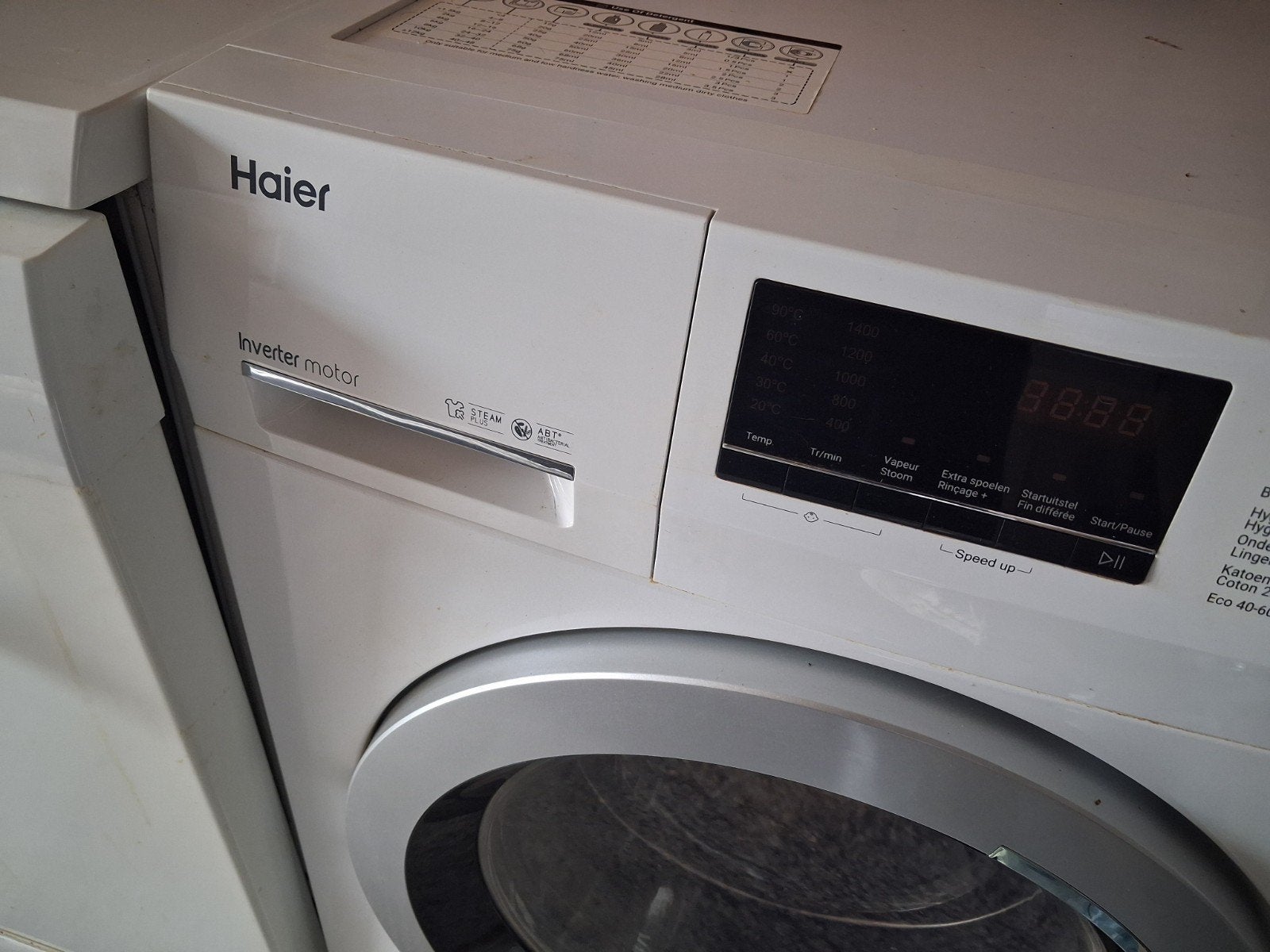 Haier wasmachine 6kg, Enlèvement