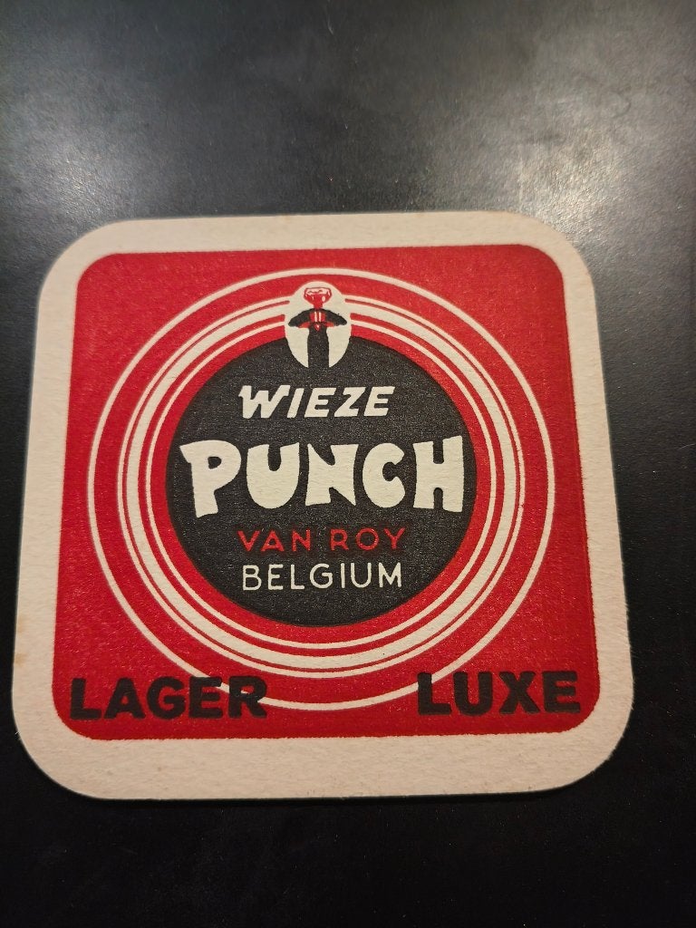 Bierviltje Punch Wieze, Enlèvement, Comme neuf, Sous-bock, Autres marques