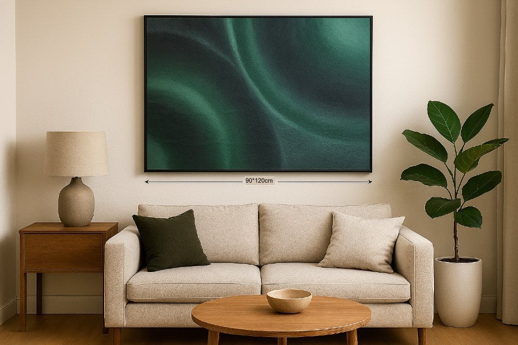 Abstract Modern Acryl canvas 90*120cm, Antiek en Kunst, Ophalen, Gesigneerd, Acrylverf, Abstract