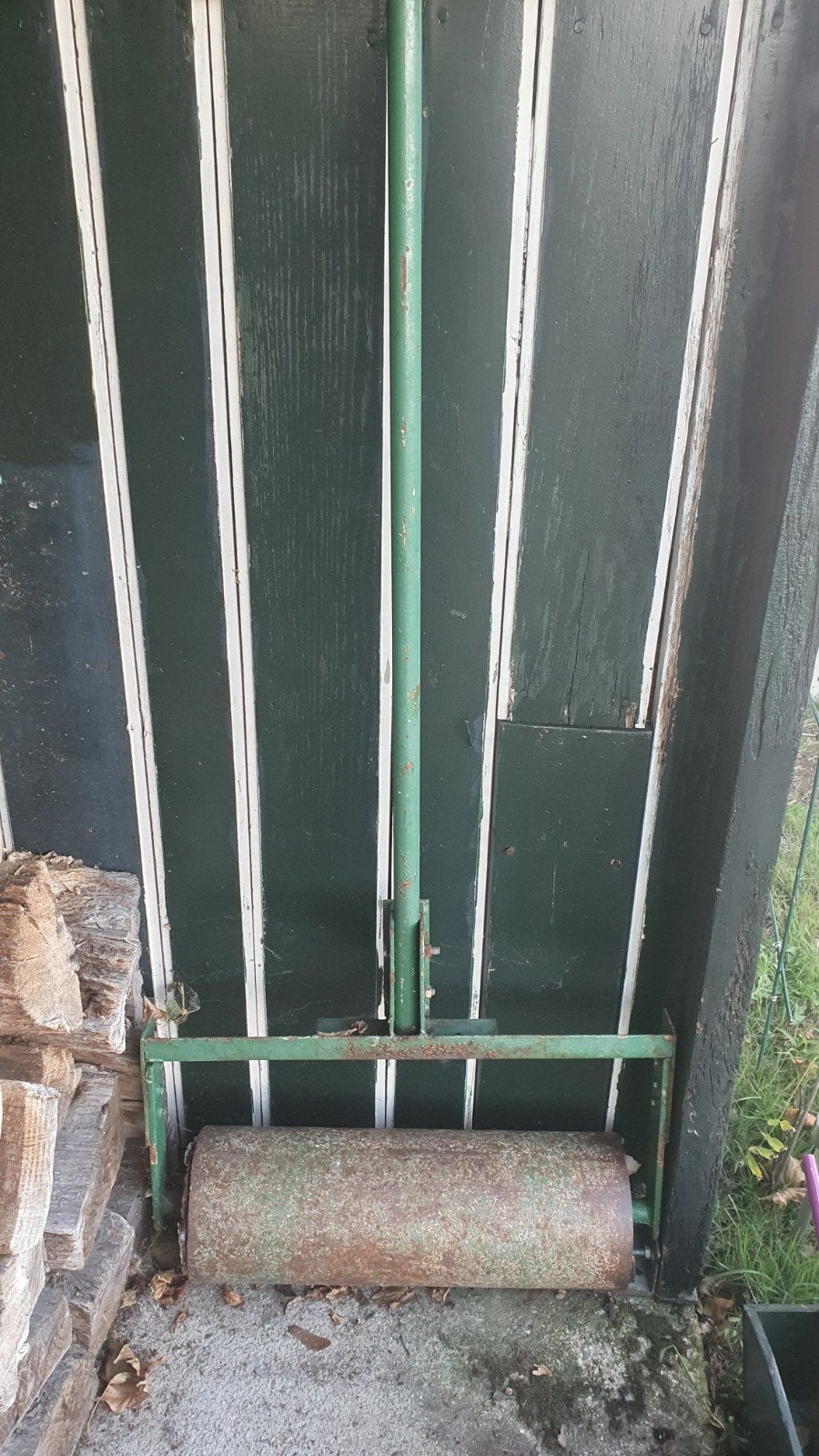 Weide Rol, Tuin en Terras, Hand-tuingereedschap, Ophalen, Gebruikt, Cultivator, Zware weiderol om graszaad plat te walsen