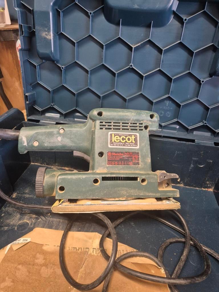 Vlakschuurmachine metabo, Doe-het-zelf en Bouw, Gereedschap | Schuurmachines, Ophalen, Vlakschuurmachine
