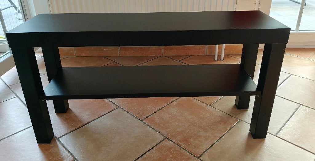 Petit meuble TV noire - Small TV stand black, 25 à 50 cm, Moins de 100 cm, Comme neuf, Enlèvement