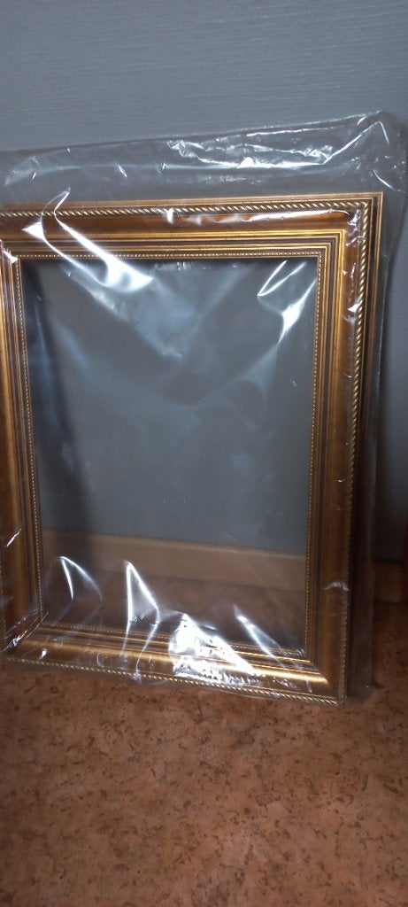 Gouden fotokader, Ophalen, Nieuw, Standaard fotolijst, Glas