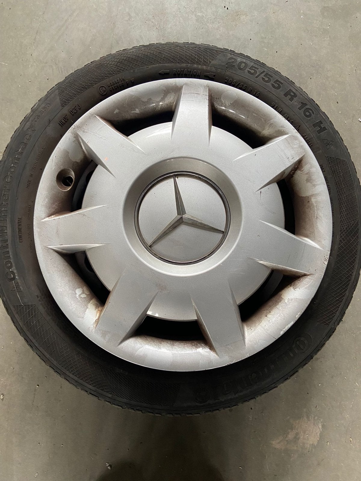 Jantes tole pour mercedes, Enlèvement ou Envoi, Comme neuf