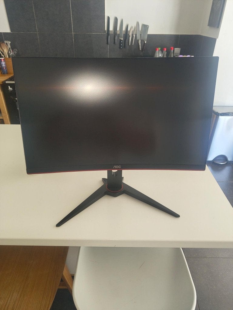 AOC 144hz 1ms curved gaming scherm, Computers en Software, Monitoren, Gebruikt, 101 t/m 150 Hz, 1 tot 2 ms, HDMI