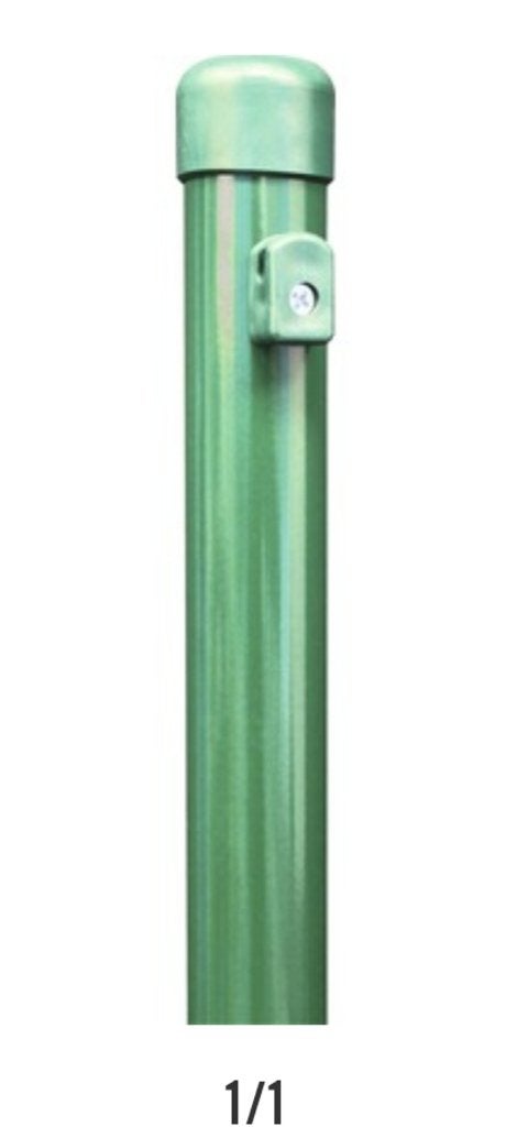 Poteaux de clôture ronds verts Alberts (Ø 48 mm / 2,50 m), Enlèvement, Comme neuf