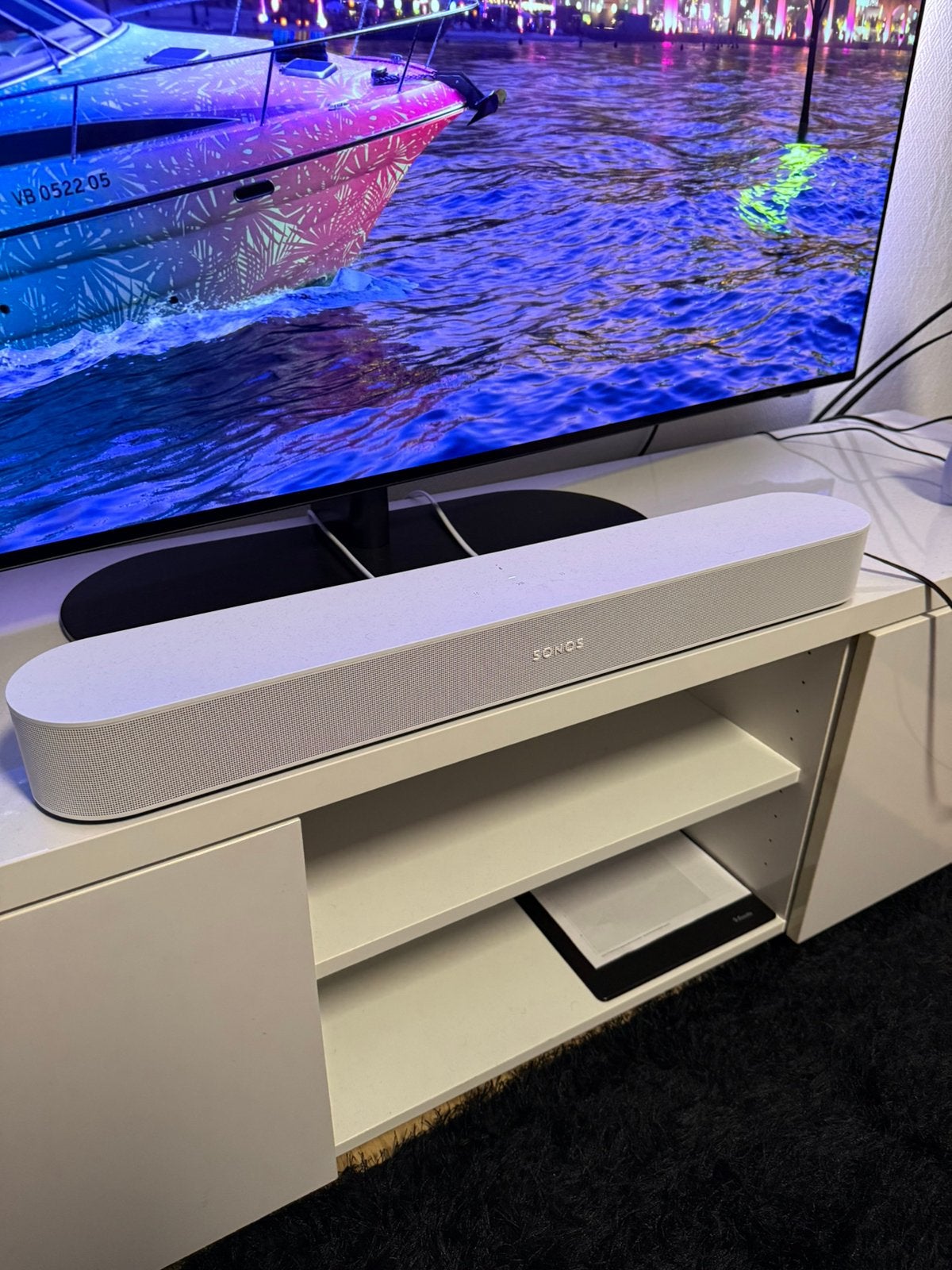Sonos Beam Gen 2 Wit – Dolby Atmos – 3 jaar Zekerheidspakket, Audio, Tv en Foto, Ophalen of Verzenden, Zo goed als nieuw