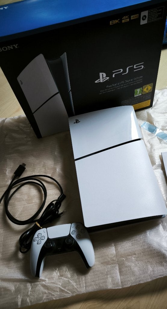 Ps5 Slim 1tb digital, Games en Spelcomputers, Spelcomputers | Sony PlayStation 5, Ophalen, Zo goed als nieuw, Playstation 5 Digital