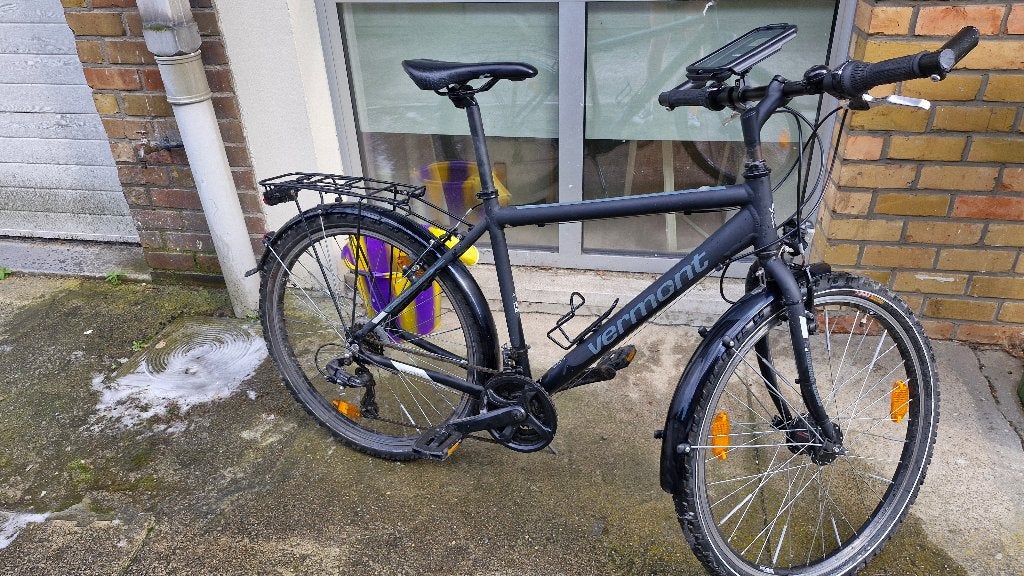 Vermont cross bike 55 cm, Autres marques, Vitesses, Frein sur jante, Comme neuf