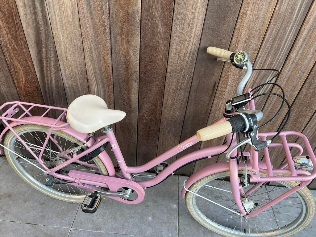 Kinderfiets Frappe 24 inch, Fietsen en Brommers, Ophalen, 24 inch, Velgrem, Versnellingen