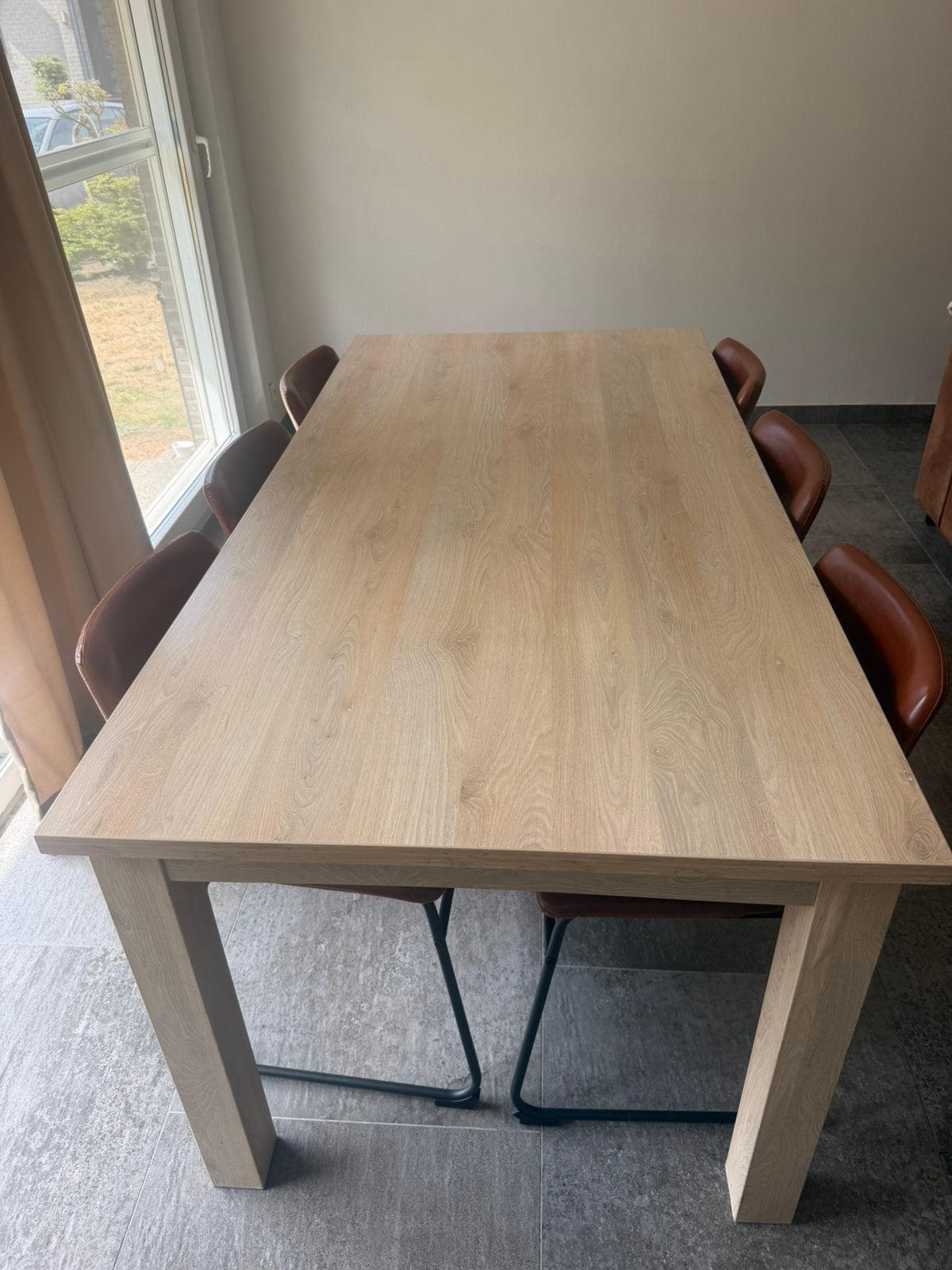 Eettafel met stoelen, Ophalen, Zo goed als nieuw
