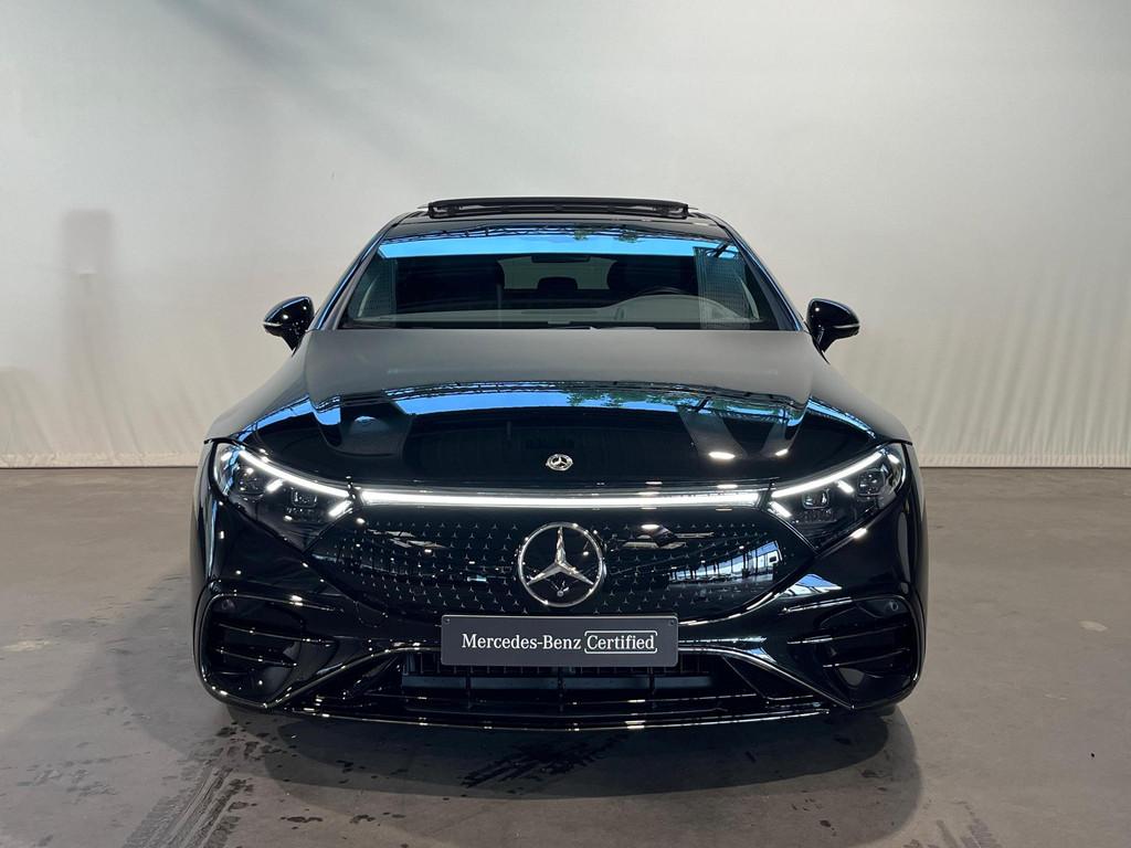 Mercedes-Benz EQS 580 4MATIC AMG Line | Panoramische Dak | B, Automaat, Stof, Gebruikt, Euro 6