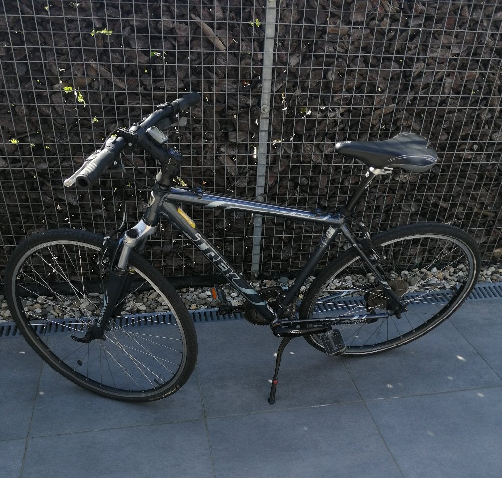 Blauwe city bike, merk Trek., Fietsen en Brommers, Ophalen, Gebruikt, Overige merken