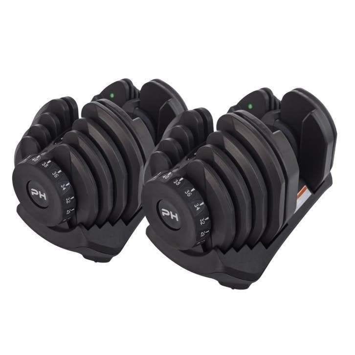 Verstelbare Dumbbells 2x 40KG Refurbished | PH Fitness, Sport en Fitness, Ophalen of Verzenden, Zo goed als nieuw, Armen, Dumbbell
