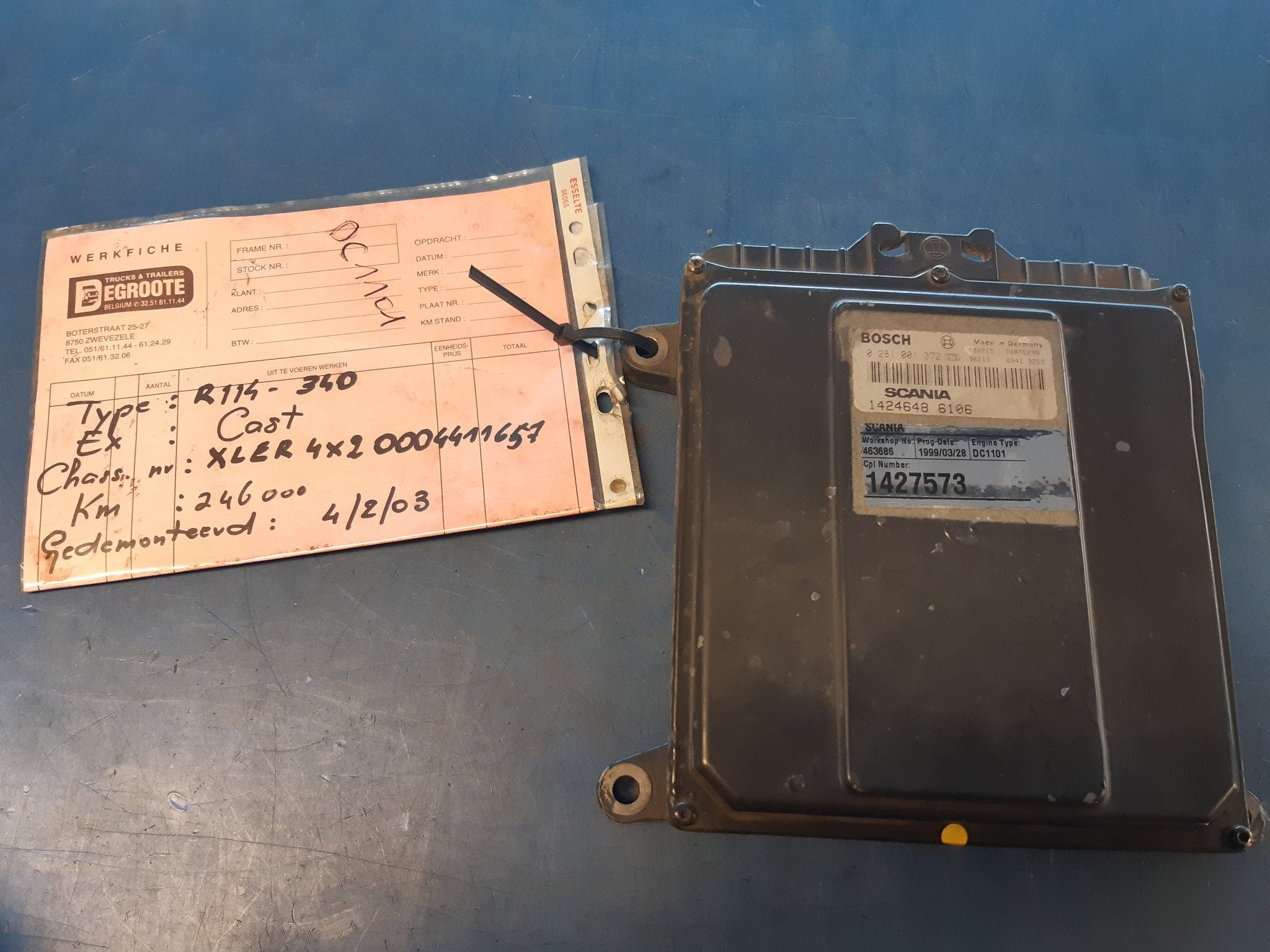 ECU Scania 1424648, Auto-onderdelen, Vrachtwagen-onderdelen, Scania, Elektronica en Kabels, Gebruikt