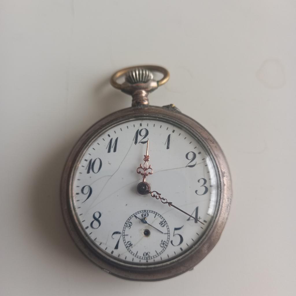 Montre à gousset, Autres marques, 1930 à 1960, Acier, Enlèvement