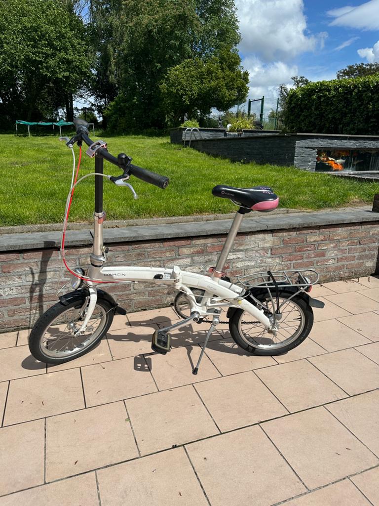 Plooifiets vouwfiets klap fiets Dahon Curve D3, Fietsen en Brommers, Fietsen | Vouwfietsen, Ophalen, Zo goed als nieuw, Dahon