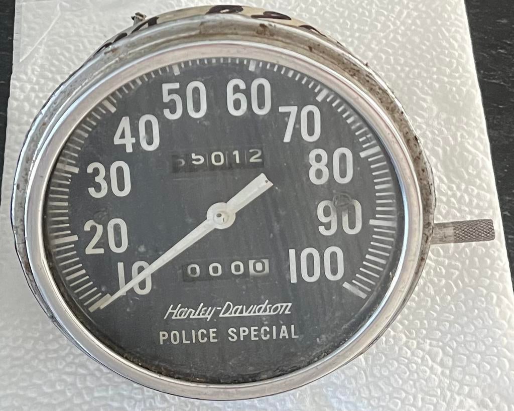 Harley davidson psnhead police teller, Motoren, Verzenden, Zo goed als nieuw
