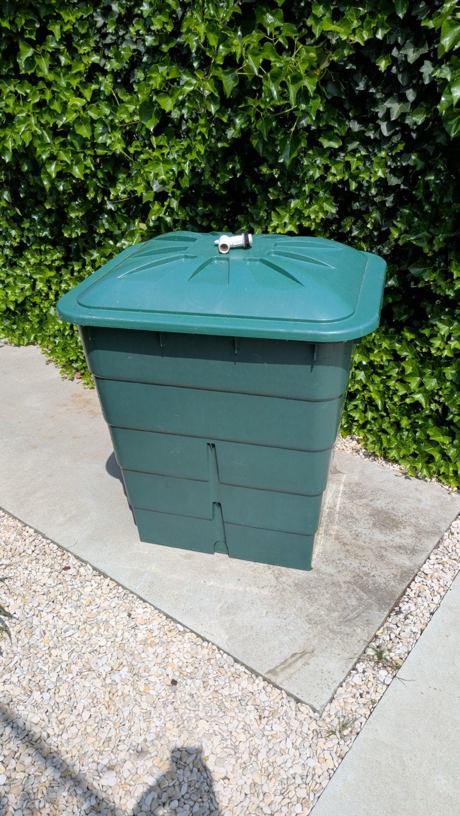 Regenton 300 liter - nooit gebruikt, Tuin en Terras, Regentonnen, Ophalen, Kunststof, Met kraantje, 150 liter of meer