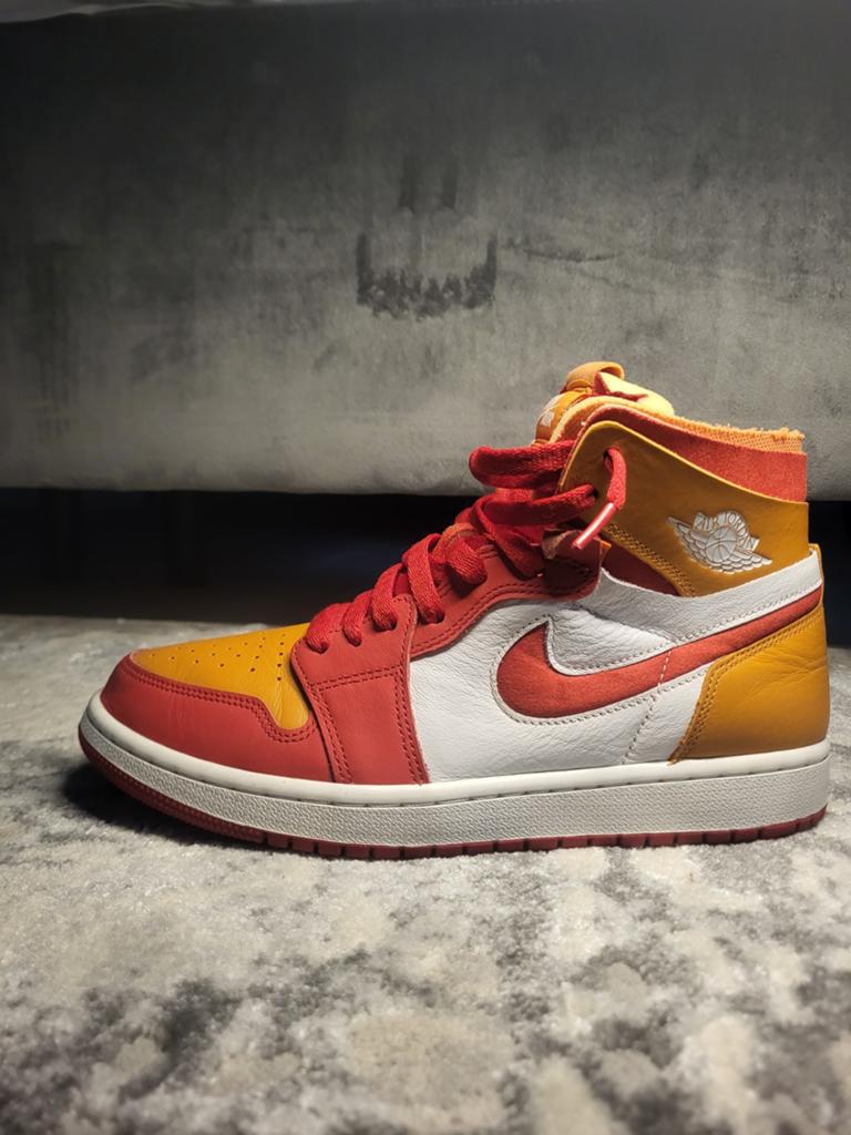 Nike Air Jordan 1 Zoom CMFT, Enlèvement ou Envoi, Comme neuf, Blanc, Nike Air Jordan