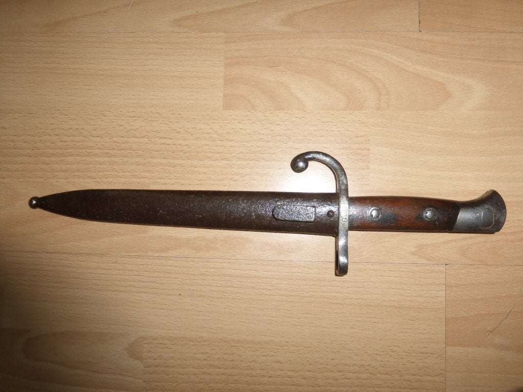 Bajonet Mauser Belge M. 1889 Jeannette wo1, Verzenden, Landmacht, Mes of Dolk