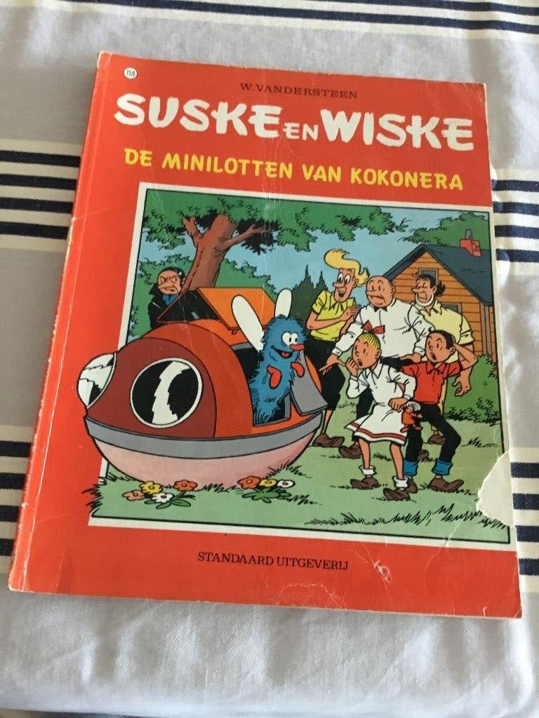 Suske en Wiske De minilotten van kokonera 159, Boeken, Gelezen, Willy Vandersteen, Eén stripboek, Ophalen of Verzenden