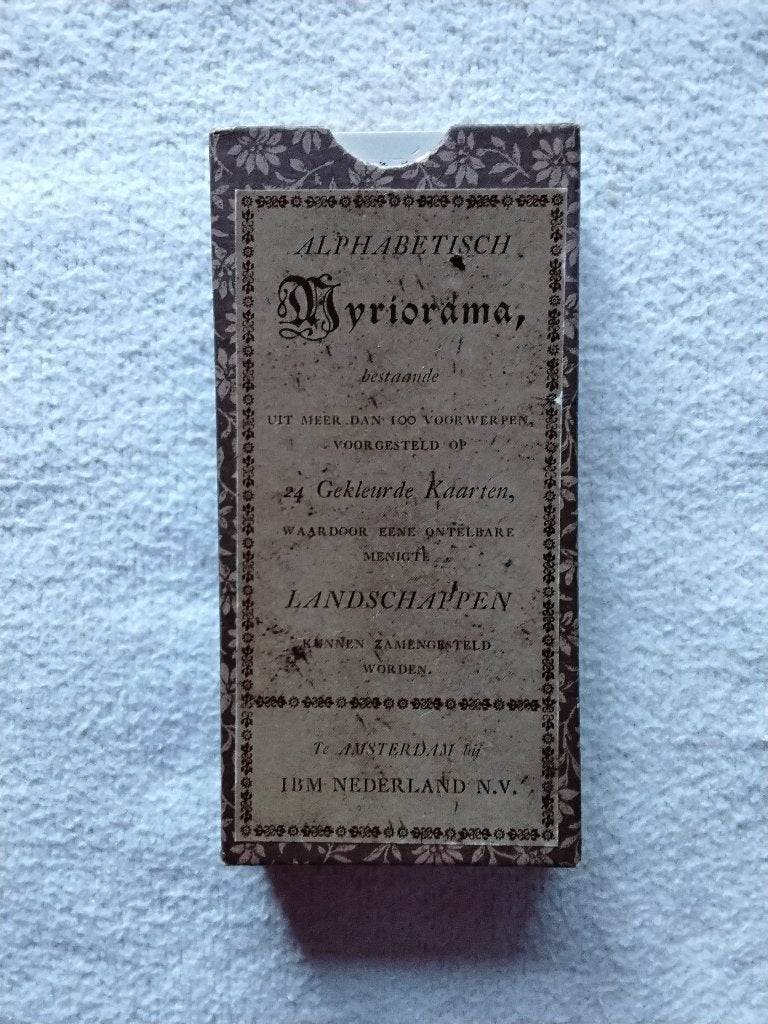 Cartes du paysage de Myriorama par ordre alphabétique, Collections, Enlèvement ou Envoi, Utilisé, Carte(s) à jouer