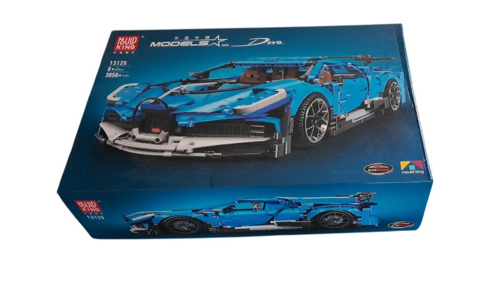 Mould King 13125 Bugatti Divo auto bouwset - Lego compatibel, Ophalen of Verzenden, Nieuw, Auto