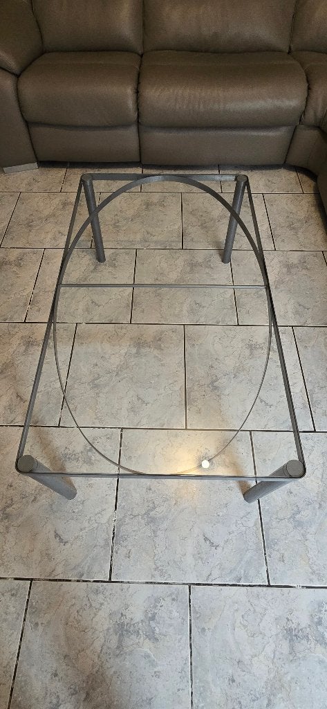 Table basse de salon, 100 à 150 cm, Verre, Enlèvement, Utilisé