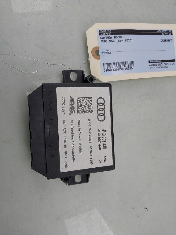 GATEWAY MODULE Audi RS 6 Avant (C7) (|4H0907440|), Autos : Pièces & Accessoires, Électronique & Câbles, Audi, Utilisé