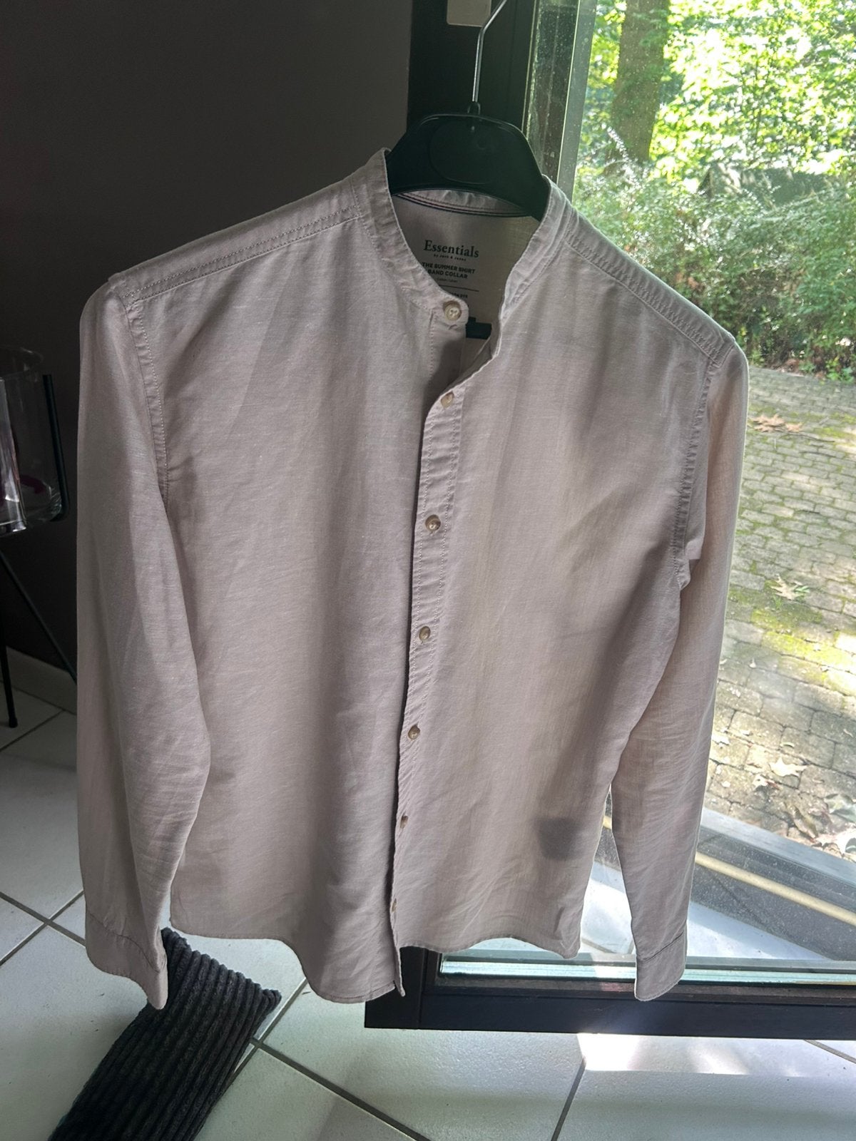 Jack and Jones hemden, Kleding | Heren, Ophalen, Zo goed als nieuw, Beige, Halswijdte 38 (S) of kleiner
