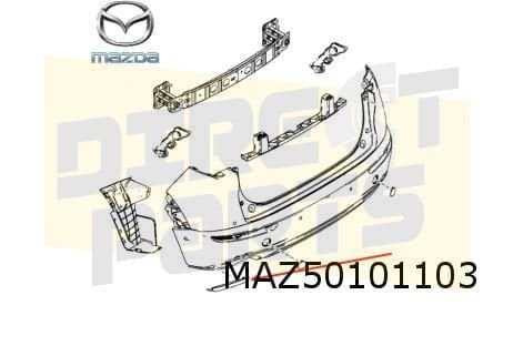 Mazda CX-30 reflector Links achterzijde Origineel! DFR5515M0, -, Verzenden, -, Nieuw